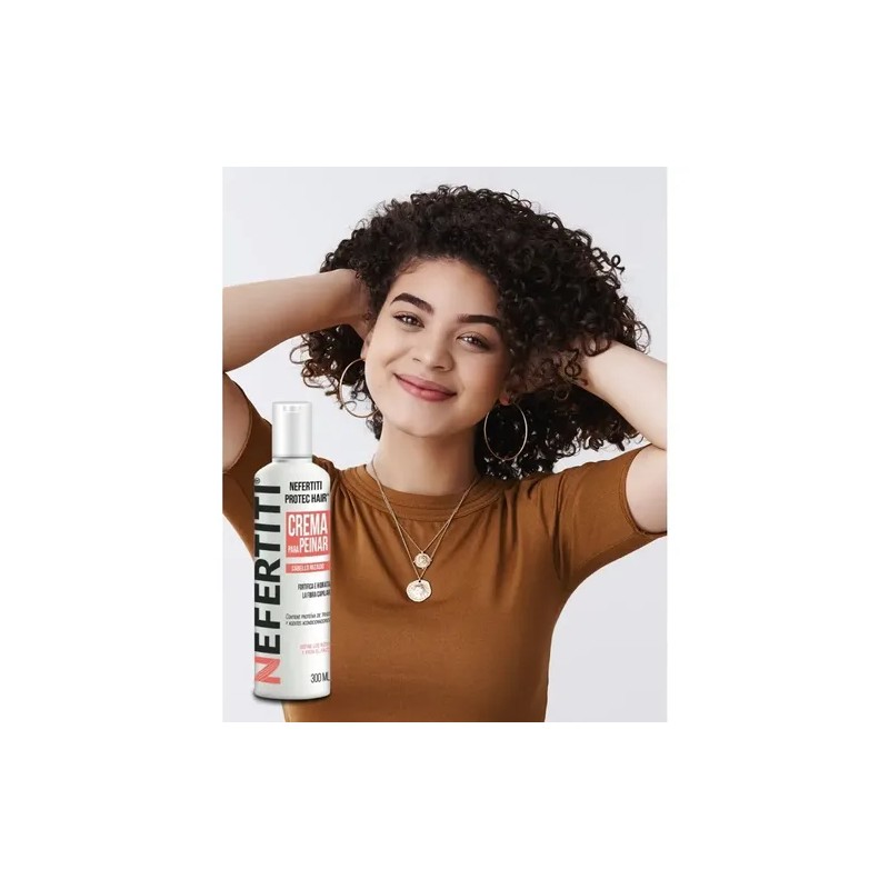 Nefertiti Crema Para Peinar Cabello Rizado 300ml