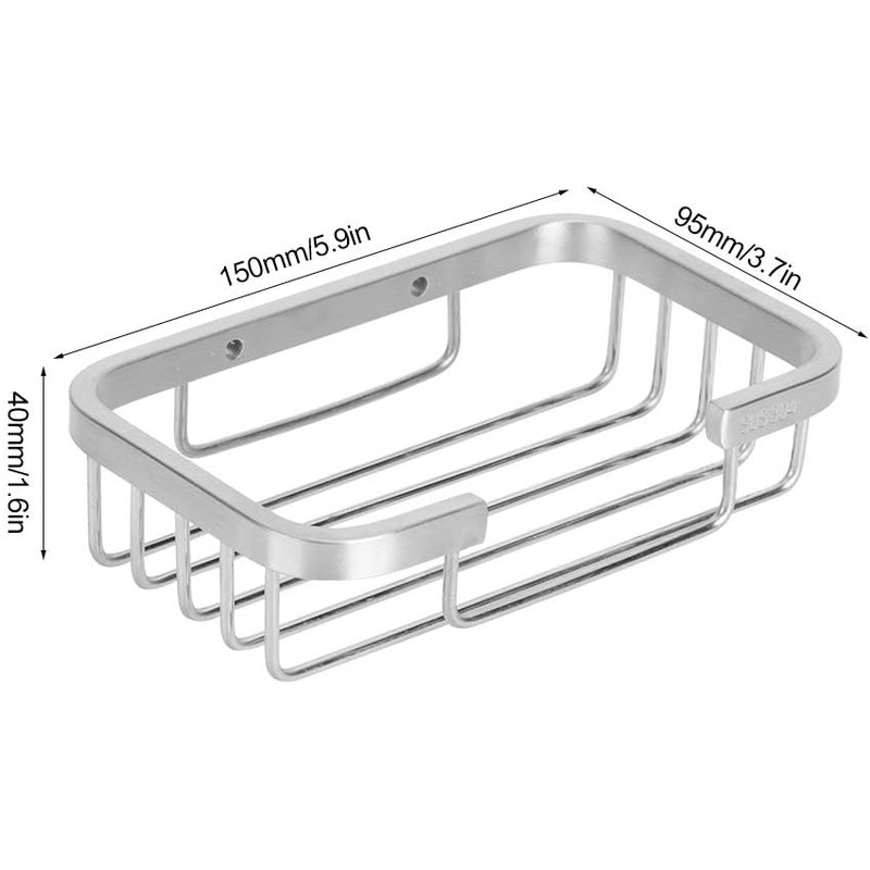 Jabonera de Acero Inoxidable para Baño con Drenaje Rápido Cocoarmd6mxhw5bft