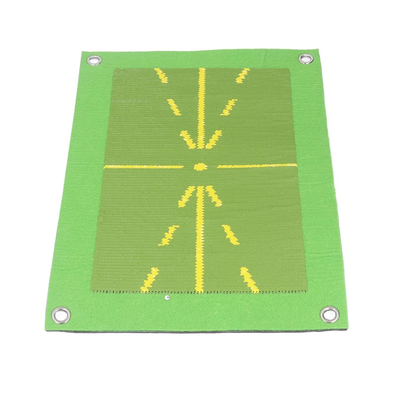 Hitting Practice Mat for Swing Detection Batting Path Visual Feedback