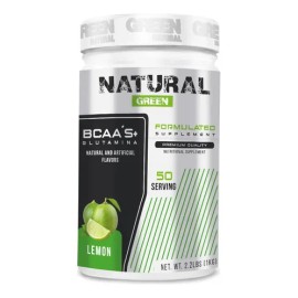 Aminoácidos Bcaas + Glutamina Natural Green 1kg Sabores