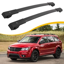 EZREXPM Cross Bars Roof Rack Fit for Dodge JUCV Journey 2009 2010 2011 2012 2013 2014 2015 2016 2017 2018 2019 2020 Luggage Rack Crossbar Cargo Carrier with Side Rails