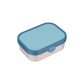 Mepal - Campus Lunch Box - Bento Lunch Box for Children - Lunch Box with Bento Compartment and Fork - Meal Prep Box with Clip Closure - Dishwasher Safe - 750 ml - Cool Pink with Cool Blue Lid