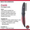 Mikki Dog, Cat Grooming Comb - Matt and Tangle Remover-