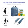 NOL Dual Compartment Insulated Lunch Bag Leakproof Cooler Tote Bag