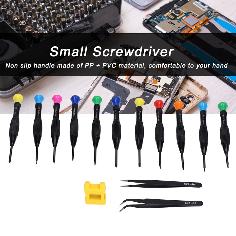 Small Screwdriver Set, Mini Various Sizes Repair of Stainless Steel