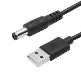 Aurorapath USB to DC Boost Converter Cable, USB 5V to DC 12V Boost Connector Cable, with 8 DC Connectors (6.0 x 4.0, 6.3 x 3.0, 5.5 x 2.5, 5.5 x 2.1, 5.5 x 1.7, 4.7 x 1.7, 4.0 x 1.7, 3.5 x 1.35)