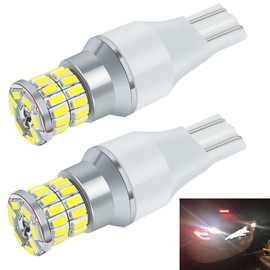 Alla Lighting 2x Super Bright 6000K White 921 W16W 912 LED Bulbs Back-Up Reverse Lights or 3rd Brake Light Lamps