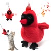 Lollyx Interactive Cat Toys, Flapping Bird Cat Toy with Lifelike