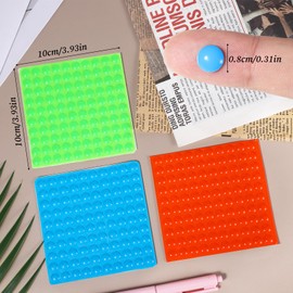 300 Pack Bump Dots for Visually Impaired Braille Bump Dot Sticker Silicone Braille Sticker Blind People Tactile Aids Low Vision Blind Aids Gadgets Impairment Sticky Bumps Raised Tactile Adhesive Dot