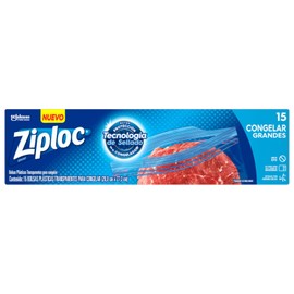 Ziploc Bolsa Reutilizable para Congelar Medianas 20 piezas
