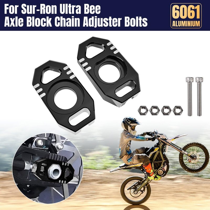 OICCTBF Rear Chain Adjuster Tensioner for Sur Ron Ultra Bee