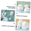 Vaguelly Travel Toiletry Bottles 10pcs Creams Container Lotion Jar Ointments