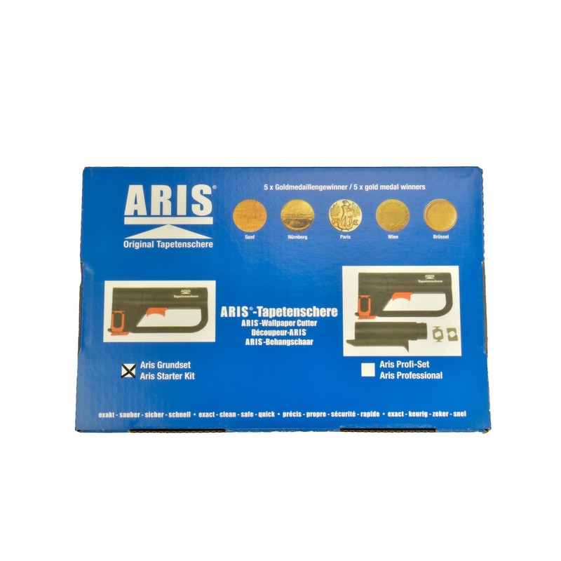 Original Aris Tapetenschere - Grundset - Exakter Schnitt von nassen
