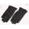 SK Studio Child Winter Leather Gloves,Sheepskin Warm Sizes Gloves Black