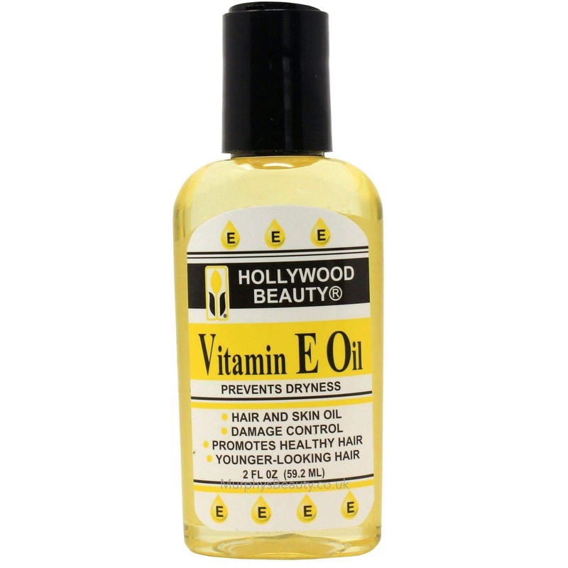 Hollywood Beauty Vitamin E Hair & Skin Oil, 2oz Bottle,