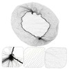 Healvian 20pcs Invisible Hair Nets for Women Elastic Edge Mesh