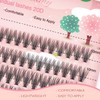 20D Lash Clusters, 240pcs Individual Lashes Extensions Volume Cluster Lashes,