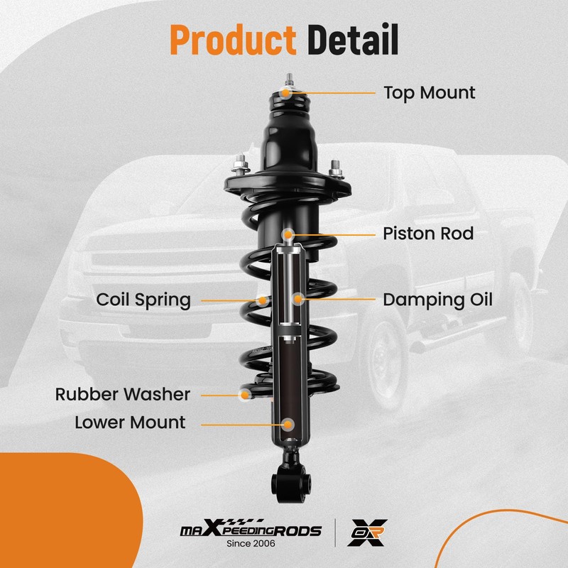 Rear Struts Shock Absorbers for Honda Civic 2001-2005