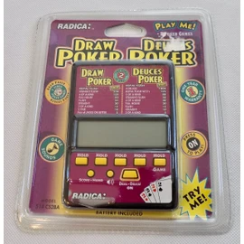 Radica Draw Poker Deuces Poker Model 914