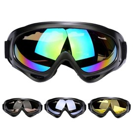 Bike Glasses, 1 Count Outdoor Sports Windproof Goggles, Bicycle Motorcycle Cycling Dust-proof Riding Glasses, Sports & Outdoor Accessories - Color: Clear, Specification: 1 Count