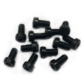 8-40x1/4 Matte Black Oxide Fillister Socket Head Screws .224in 5.7mm T15 Torx Star Drive 12PCS By HAILFIRE