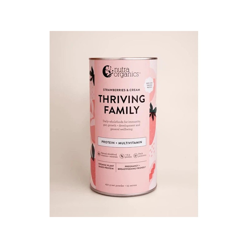 Nutra Naturals Thriving Family, Strawberries & Cream / 1kg