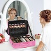 Relavel Makeup Case Large Makeup Bag Professional Train Case Travel
