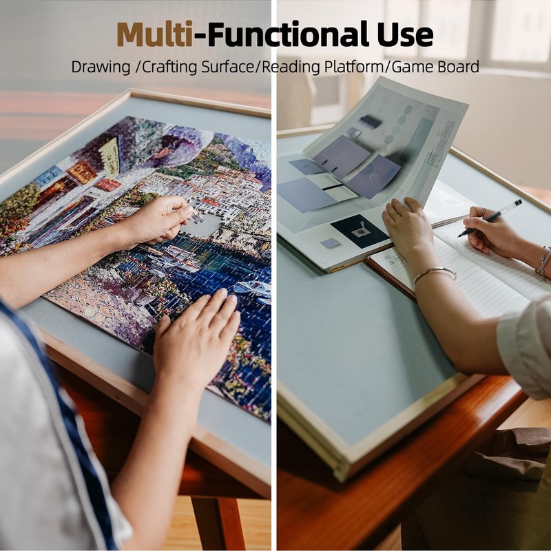 ALL4JIG 2000 Pieces 2-in-1 Tilting & Rotating Puzzle Board for