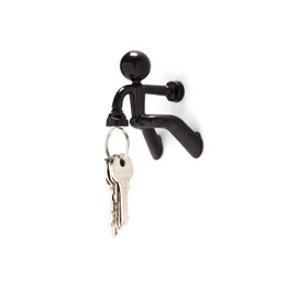 Key Pete Strong Magnetic Key Holder Hook Rack Magnet - Black