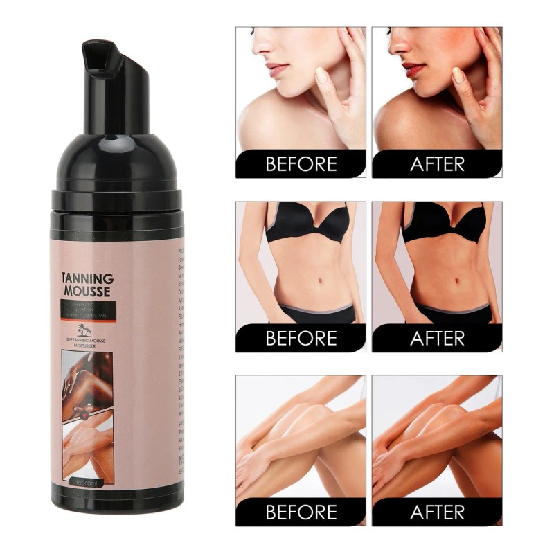 Espuma Bronceadora Sunless, Bronceadora De Verano, Para Cuer