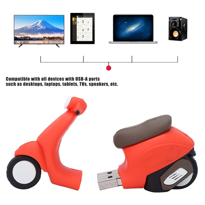 Portable USB2.0 Flash Drive Cute Cartoon Styling Data Storage Transmission