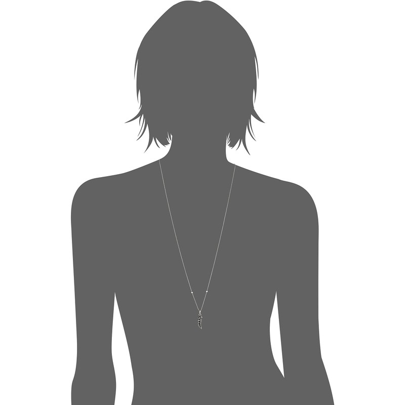 Alex and Ani Feather II Pendant Necklace, 30"