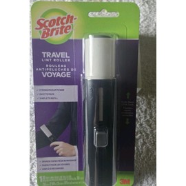 Scotch-Brite Travel Lint Roller, Works Great On Pet Hair, Single Roller, 30 Ct.