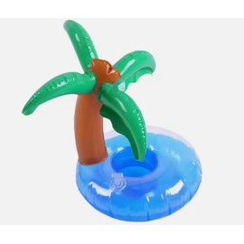 Aufblasbarer Palmen-Whirlpool Badewanne Pool Getränkehalter