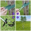Tree Stake Kit, Heavy Duty Steel 11.8 Inch Steel Tree