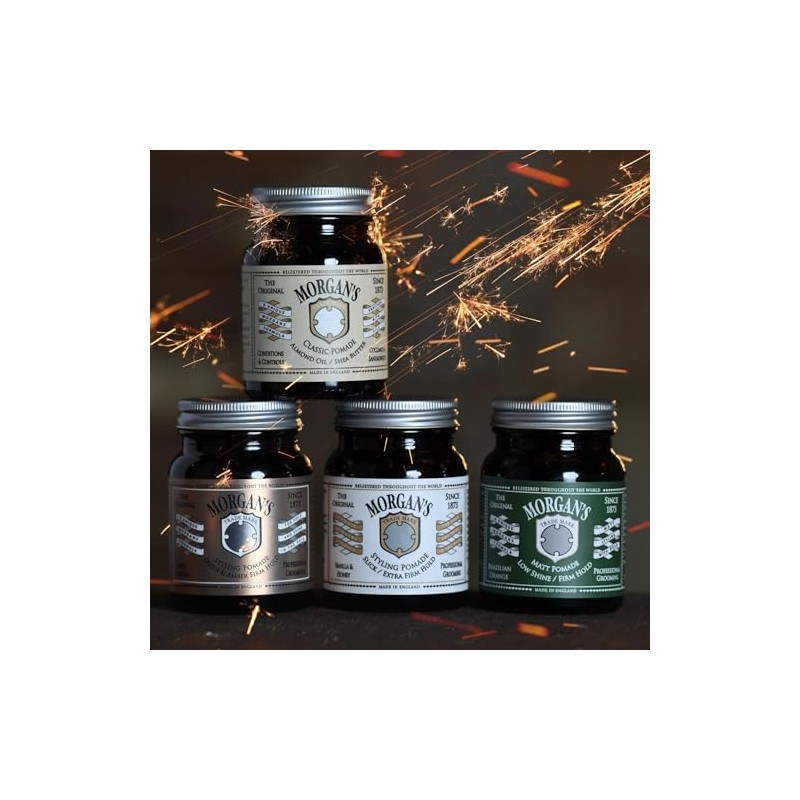 Morgan's Pomade Oudh Amber Strong Hold Pomade 100g