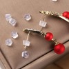 Rubber Earring Backs Soft Clear Earring Backings for Studs Hypoallergenic