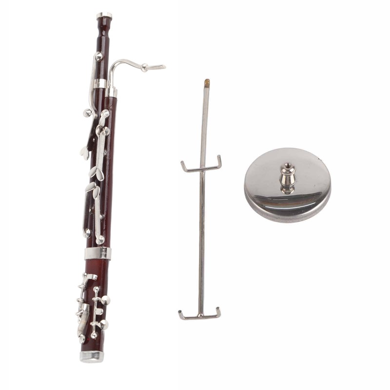 Basson Ornaments Miniature Decoration Mini Musical Instrument Model Gift Craft