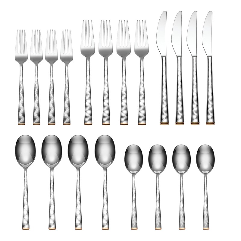 Lenox 895539 Blue Bay Flatware 20-Piece Set