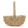 Red Hamper C112 Seagrass Small Seagrass Plastic Lined Shopping Basket