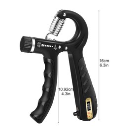 2 Pack Hand Grip Strengthener, Grip Strength Trainer with Adjustable Resistance 11-132Lbs (5-60kg), Finger Exerciser Forearm Strengthener for Muscle Building and Injury Recovery