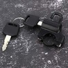 KIMISS 22mm Universal Helmet Lock for Motorcycle, Black Security Padlock