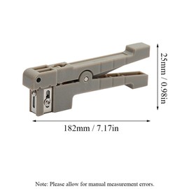 SEIWEI 3 Pieces Fiber Optic Cutter Tool 45-162 & 45-163 & 45-165 Coax Cable Stripper Fiber Optical Buffer Tube Jacket Stripper, Adjustable