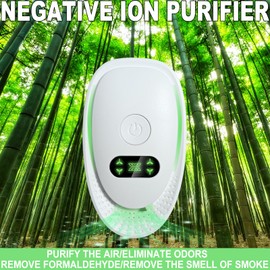 Plug In Negative Ion Air Purifiers,Air Ionizers,Negative Ion Filtration System,Quiet Mini Air Cleaner, Bedroom, Office, Basement - Portable Air Purifier Odor, Smoke,Dust, Pet Smell.4 Pack