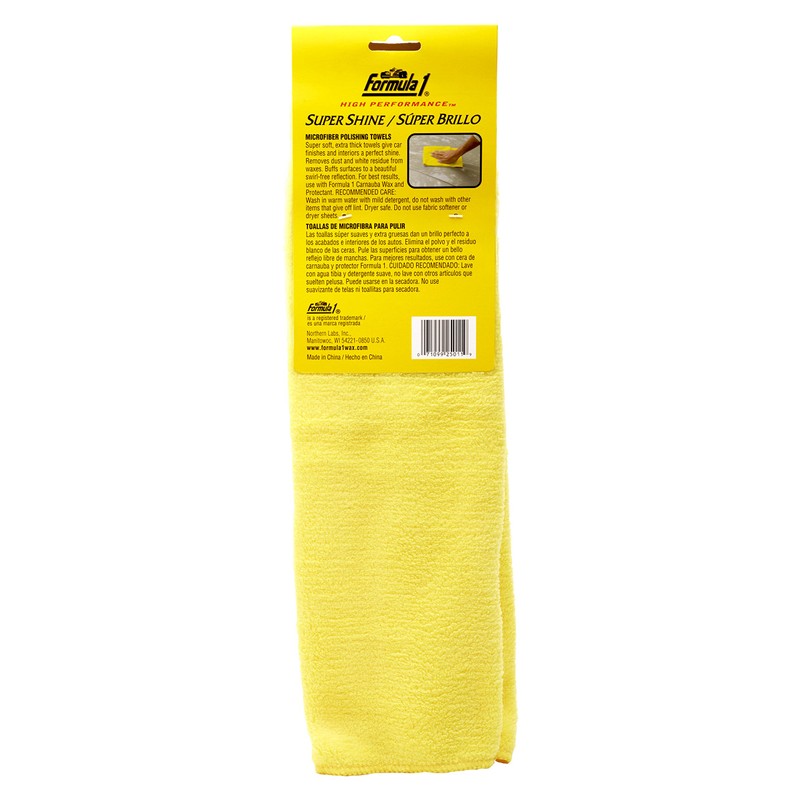 Formula 1 Super Shine Microfiber Towels - For Heavy Polishing