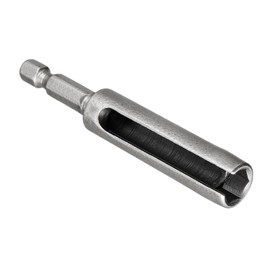 CoCud Nut Driver, 1/4" Hex Shank 10mm Socket 4" Length, CR-V Steel Deep Groove Quick-Change Slotted Power Drill Bit