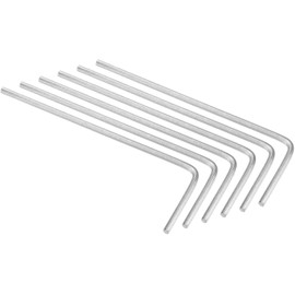 TA-VIGOR 6Pcs 1.3mm L-Shaped Hex Key Wrench Set, CR-V Steel Metric Allen Wrenches for Electronics Repair, Furniture Assembly, and DIY Projects