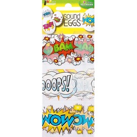 Heitmann Eierfarben - Sound Eggs - Decorative Bandaroles - Brown and White Eggs - Creative Easter Eggs - Cool Easter Nest