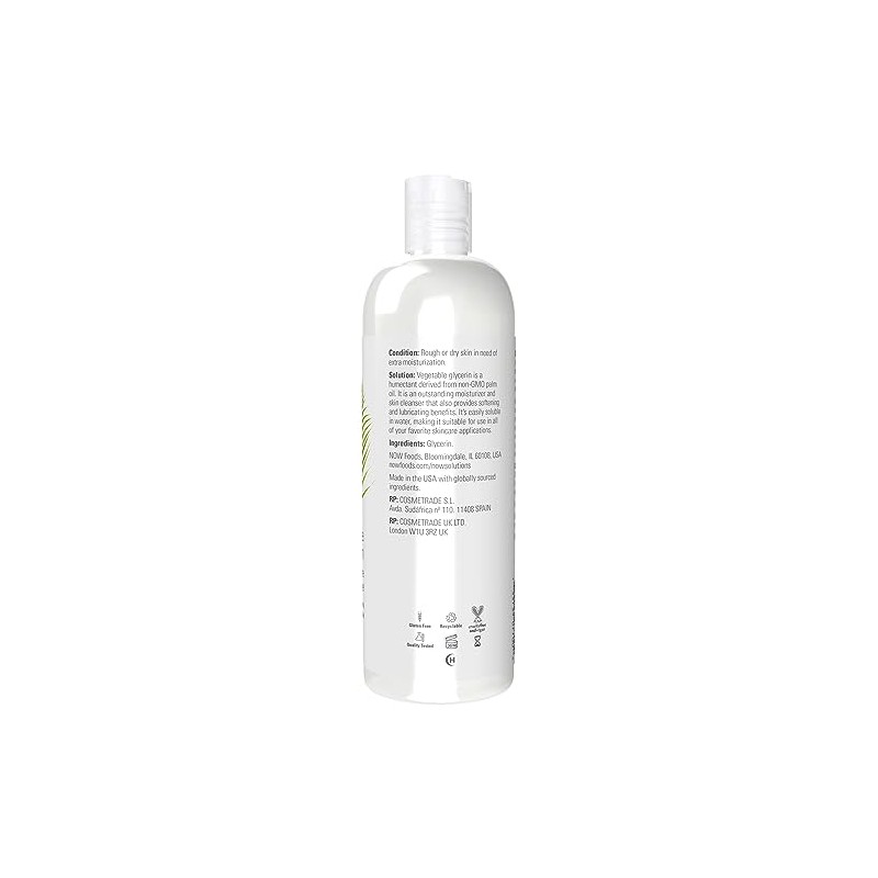 NOW Solutions Glycerine Vegetable, 16-Ounce