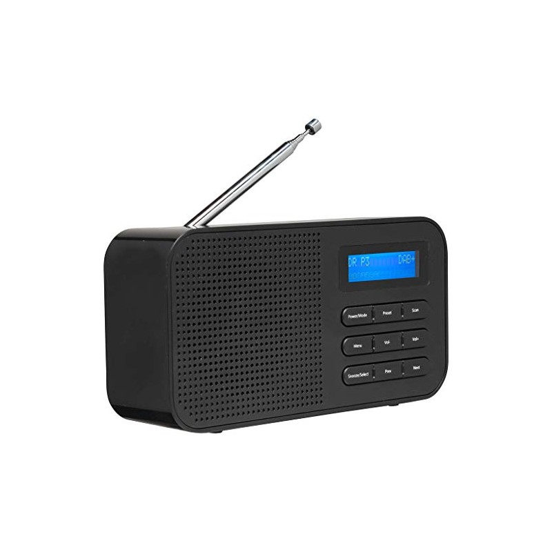 Denver DAB-42 DAB+ Digitalradio, Schwarz